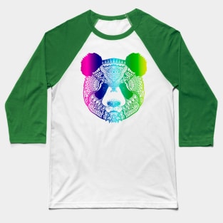 Hippie Yoga Shirts for Women - Mandala Panda Art Design T-Shirt Baseball T-Shirt